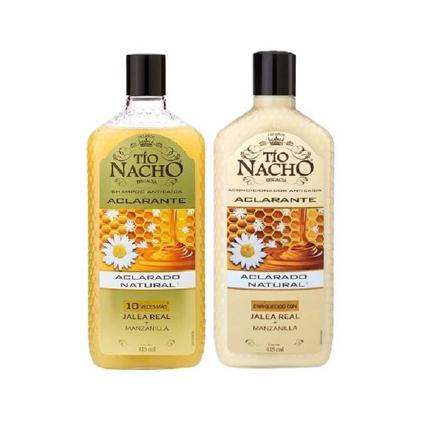 Pack Tío Nacho Aclarante Shampoo + Acondicionador 415 Ml