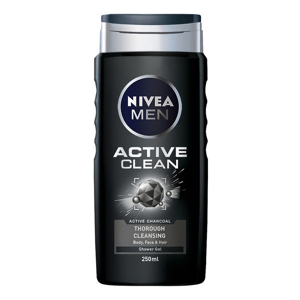 NIVEA Men Deep Clean Duschgel 250 Ml - Mit Mikro-Ton Für Tiefenreine & Erfrischte Haut