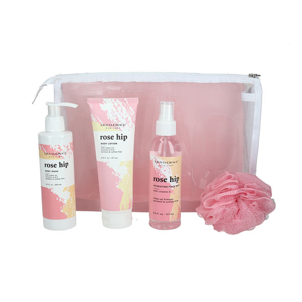 Body Luxuries Set Spa Rosa 4 Piezas Preunic