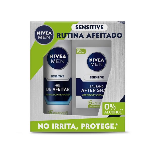 Pack NIVEA Men Sensitive Shaving Gel + After Shave Preunic