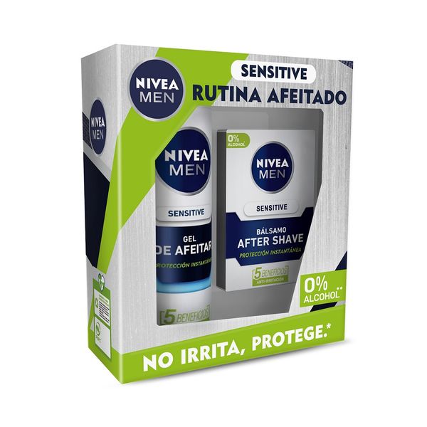 Pack NIVEA Men Sensitive Shaving Gel + After Shave Preunic