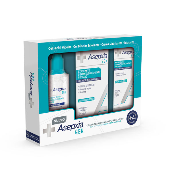 Pack Asepxia Gen Cr. Gel Exfoliante Preunic