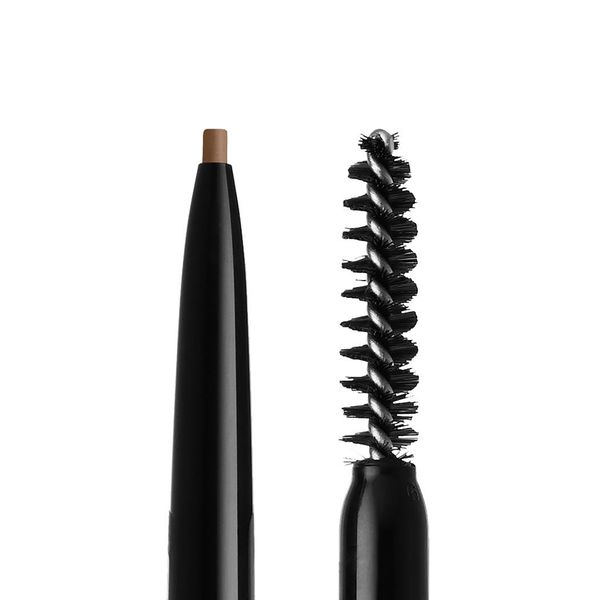 Lápiz De Cejas Micro Fine Pencil – Ash Brown, Mit Bürste, Für Natürliche Augenbrauen