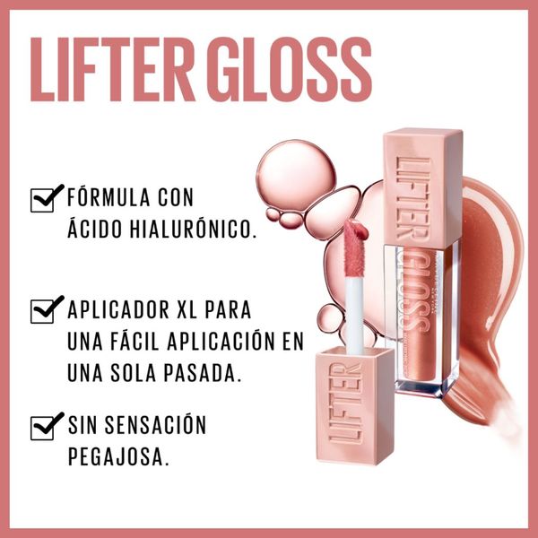 Brillo labial Lip Lifter Gloss Maybelline Reef 4,8 Gr Preunic