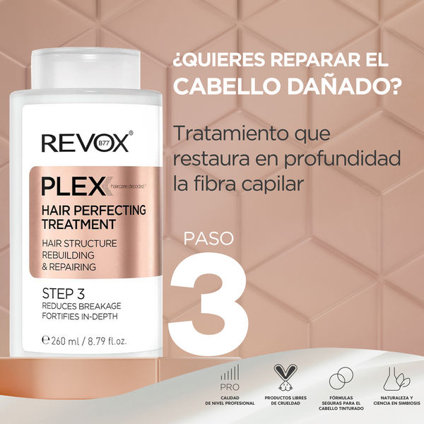 Revox B77 Crema Reparadora Plex Hair Perfecting Step 3