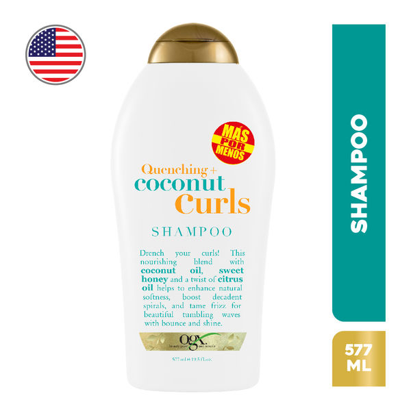 OGX Shampoo Coconut Curls 577 ml Hidratación y definición de rizos